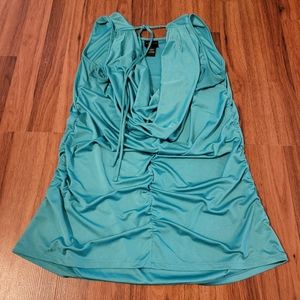 Torrid Teal Blue Blouse- Size 2 (18-20)